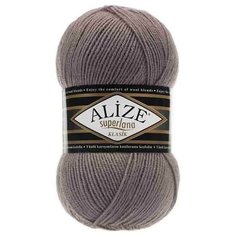 Пряжа Alize Superlana klasik (Суперлана Классик) 142 темно-розовый 25% шерсть, 75% акрил 100г 280м 5шт