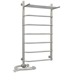 Полотенцесушитель электрический трапеция с полкой 100х60 левый Акванерж