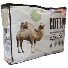 Одеяло Эльф Верблюжья шерсть Cotton , Зимнее, с наполнителем Верблюжья шерсть,
