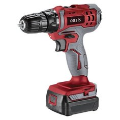 Oasis Дрель-шуруповерт аккум ударный 14,4V Li/2*2,0 OASIS ASU-14S кейс