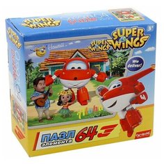 Пазл Origami SuperWings Гавайские каникулы (02814), 64 дет.