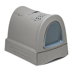 IMAC био-туалет для кошек ZUMA 40х56х42,5h см, серо-бежевый