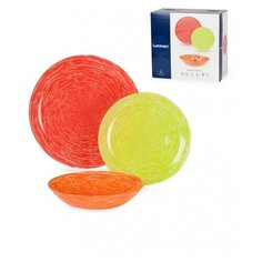 Столовый набор 18 предметов БРАШМАНИЯ МИКС&МАТЧ Luminarc