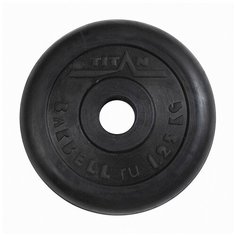 Диск Barbell обрезиненный 1,25 кг. 31 мм Titan