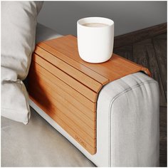 DECOREZ / Накладка на диван/ Столик на диван/ Подставка на подлокотник дивана/ Накладка на подлокотник/ Поднос