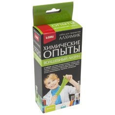 Набор LORI Химические опыты Волшебный лизун зеленый