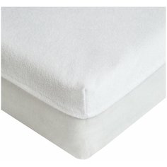 Наматрасник непромокаемый AMARO HOME Water Stop 160х200, с резинками по углам, белый