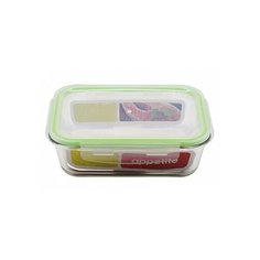 Appetite Контейнер прямоугольный 0.64 л, 12.5x17 см, зеленый