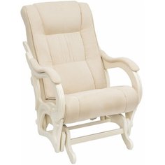 Кресло-качалка глайдер Модель 78 Дуб шампань, ткань Verona Vanilla Komfort