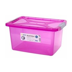 Ящик для хранения 28х40х20,5 см, 16 л, DRINA (цвета в ассортименте, подходит для хранения пищевых продуктов) (10310)