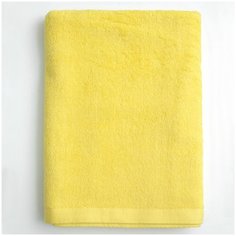 Полотенце банное, купальное для тела, лица, рук AMARO HOME махровое 65*130 желтый