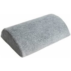 Подушка-Полувалик ортопедическая AMARO HOME Half-Roll 41х23,5х10 см, серый