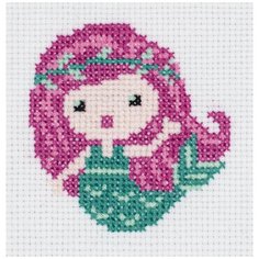 Набор для вышивания KLART "Русалочка" 9.5x10 см