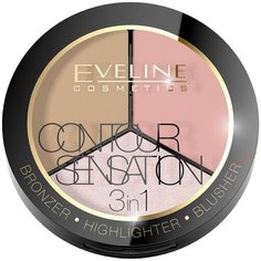 Eveline Cosmetics Палетка для контуринга Contour Sensation 01 Pink beige
