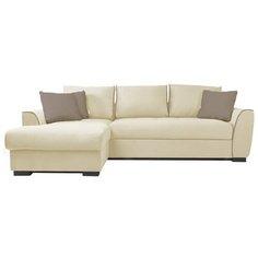 Угловой диван Puffo Тиффани Velvet левый Light