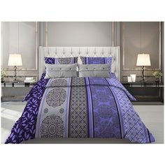 Комплект постельного белья 1,5-спальный Galtex Ажур фиолетовый ГАЛТЕКС