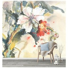 F09503 Фотообои Флизелиновые с виниловым покрытием, "Цветы" 300 x 270 см. Barton Wallpapers