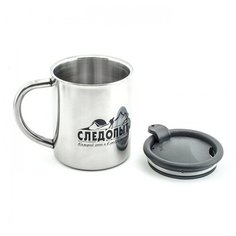 Термокружка СЛЕДОПЫТ PF-CWS-P61, 0.2 л серебристый