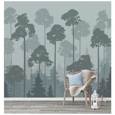 M15803 Фотообои Флизелиновые с виниловым покрытием "Лес" 300х270 см Barton Wallpapers