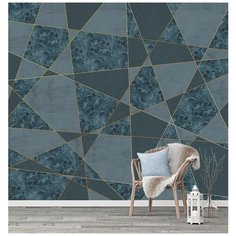 M16303 Фотообои Флизелиновые с виниловым покрытием Геометрия "Мрамор" 300х270 см Barton Wallpapers