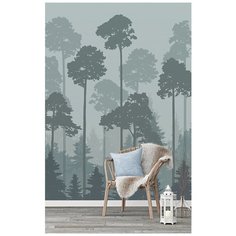 M15802 Фотообои Флизелиновые с виниловым покрытием "Лес" 200х270 см Barton Wallpapers