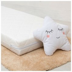 Матрац беспружинный добрыня никитич Люкс, 120х60х12см, трикотаж/холлкон/кокос/биококос 2852955 Сонная Сказка