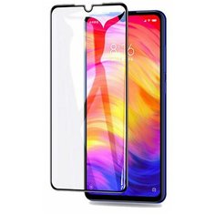 Защитное стекло MEDIAGADGET 2.5D FULL COVER GLASS для Xiaomi Redmi Note 8 Pro (пкл,черная рамка)