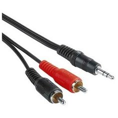 Аксессуар Hama 43333 c джека 3.5мм на 2 тюльпана - 2 метра