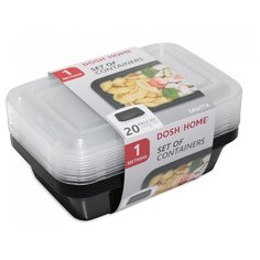 Набор контейнеров Dosh i Home Sagitta 20 предметов 600125