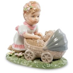 CMS-12/22 Фигурка Девочка с медвежатами (Pavone)