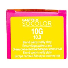 Matrix Socolor Beauty стойкая крем-краска для волос, 10G очень-очень светлый блондин золотистый, 90 мл