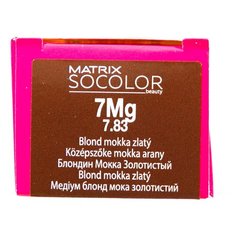 Matrix Socolor Beauty стойкая крем-краска для волос, 7Mg блондин мокка золотистый, 90 мл