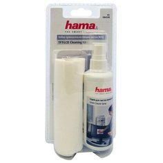 Набор HAMA TFT/LCD Cleaning Kit чистящий спрей+сухие салфетки 15 шт. для экрана, для ноутбука