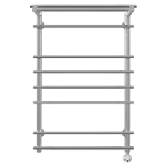 Электрический полотенцесушитель Terminus Ватра П8 500x796 4660059920542 с полкой Хром