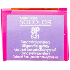Matrix Socolor Beauty стойкая крем-краска для волос, 8P светлый блондин жемчужный, 90 мл