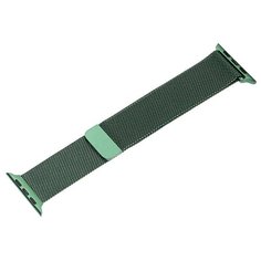 Аксессуар Ремешок Evolution для APPLE Watch 42/44mm Milanese Loop AW44-ML01 Space Green 36776