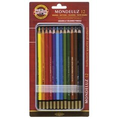 Карандаши цветные Koh-i-Noor Mondeluz 12 цветов 3722012008BL
