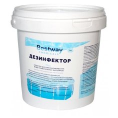 Средство дезинфекции Bestway Chemicals Дезинфектор Гранулированный Быстрый стабилизированный хлор 1kg DB1GBW