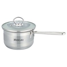 Сотейник Mercury Bambino MC-6053, 14 см, с крышкой, стальной