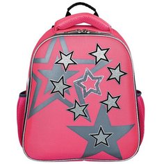 №1 School Ранец Basic Звезды (1276541), розовый