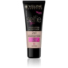 Eveline Cosmetics Тональный крем Selfie Time Foundation & Concealer, 30 мл, оттенок: 11 Light Beige
