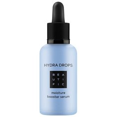 BEAUTIFIC Сыворотка для лица Hydra Drops с гиалуроновой кислотой, витамином В5, для глубокого увлажнения, 30 мл
