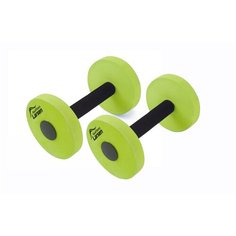 Аквагантель AquaFitness Larsen YP-27A (2шт) малой сопротивляемости графит/лайм