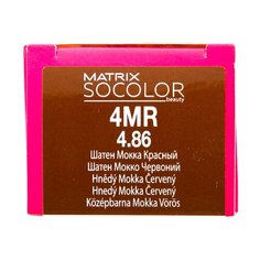 Matrix Socolor Beauty стойкая крем-краска для волос, 4Mr шатен мокка красный, 90 мл
