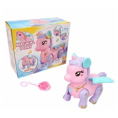 Интерактивная игрушка Наша Игрушка Единорог, свет, звук, коробка (8881)