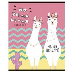 Тетрадь Проф-пресс Веселые Ламы А5 96л 1159194