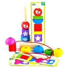 Головоломка Лесная мастерская Пирамидка 4282598