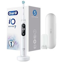 Электрическая зубная щетка Braun Oral-B iO 7 White Alabaster