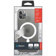 Накладка Deppa Gel Pro Magsafe для Apple iPhone 11 Pro, прозрачный, картон