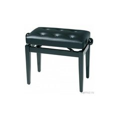Банкетка для пианино регулируемая GEWA Piano bench gloss Black artificial leather черная